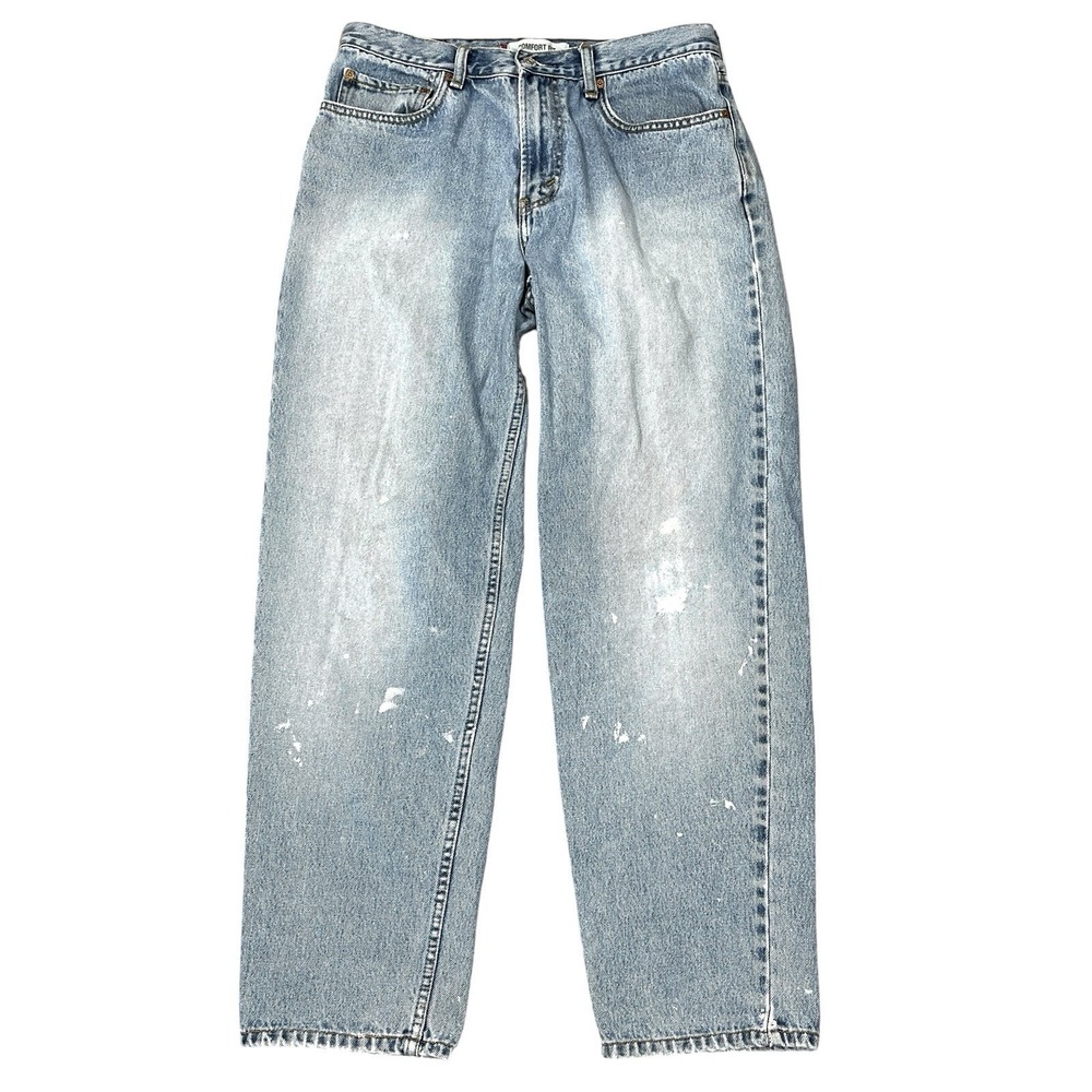 Vtg Levis 560 Comfort Fit Jeans Mens 33x32 (Fits 32x31) Light Wash Distressed